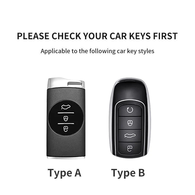Leather Cars Key Case Cover Shell For Chery Omoda 5 Tiggo 8 Pro 9 Arrizo 5plus Tiggo 3 5X Plus Jaecoo J7 8 Exeed TXL Accessories
