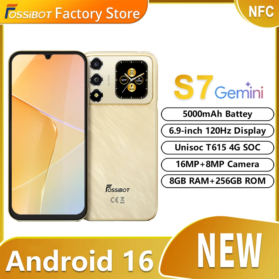 Fossibot S7 Pro 4G 6.9インチ 5000mAh 4GB+128GB