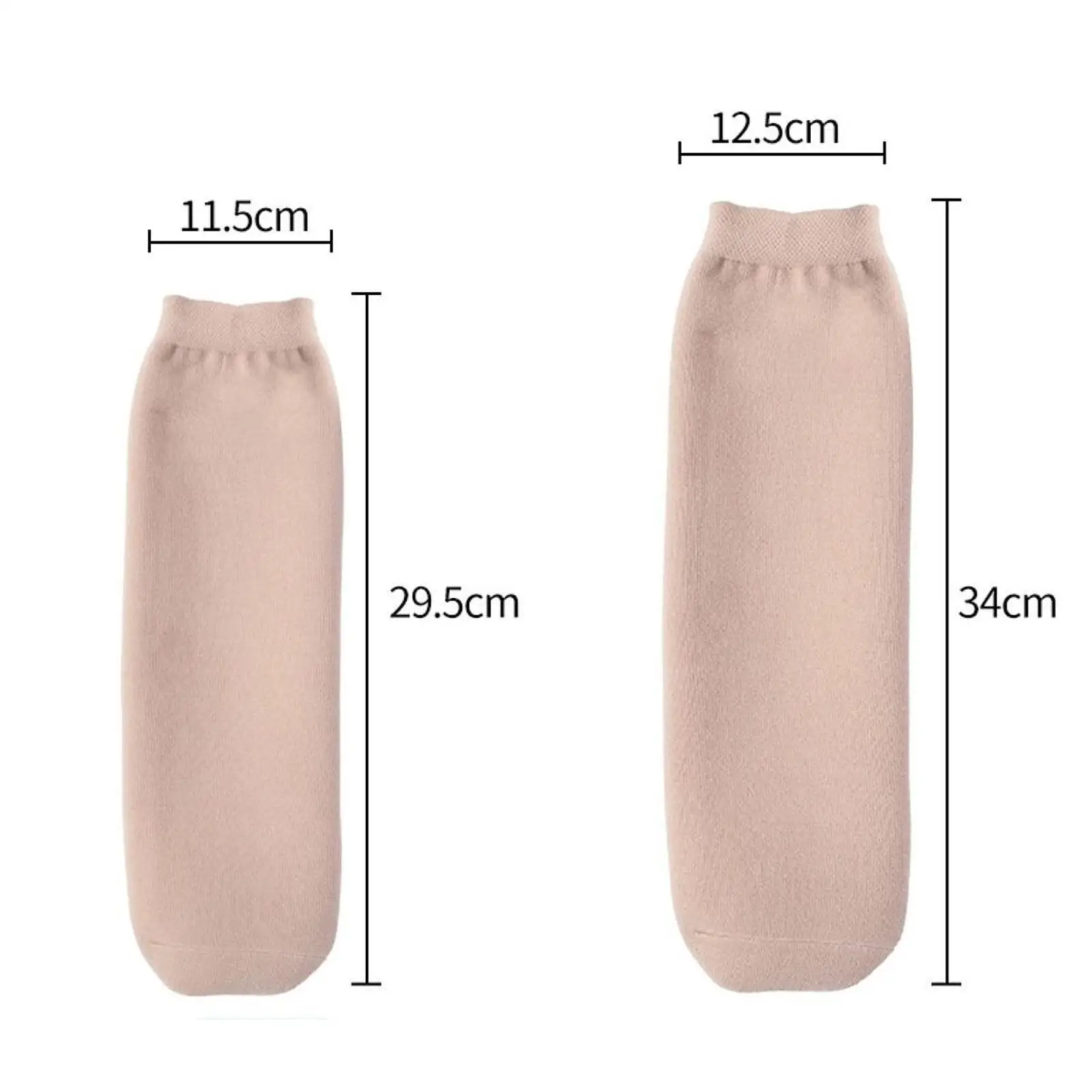 

Elastic Silicone Gel Prosthetic Limb Sock Protective Skin Tone Leg Sock for Amputee Stump Sweating Comfort