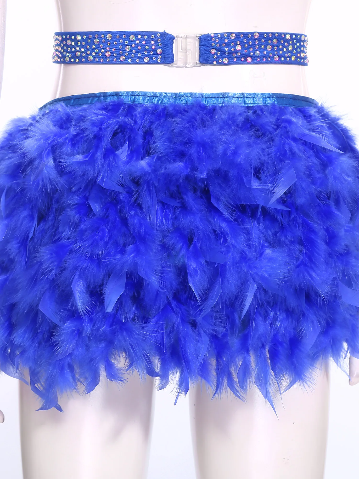 Mulheres latina rumba samba trajes de dança espanhola brilhante strass bodysuit com detalhes de penas falsas halter sem mangas collant