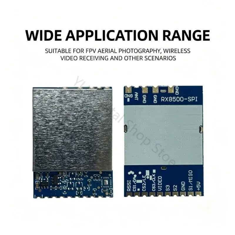96BA RX8500 SPI-Funkempfängermodul mit Frequenzabstimmung für die Verwendung von FPV-Videos – Detail 7