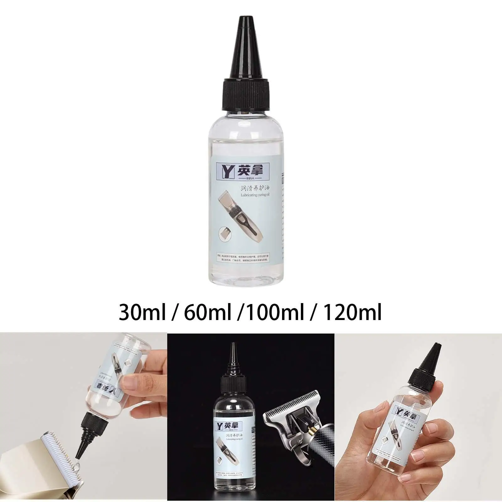 Aceite de mantenimiento de afeitadora, lubricación, cortapelos, peluqueros, cortapelos, aceite