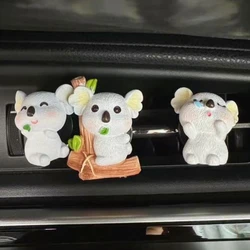 Koala Bear Car Air Outlet Perfume Clip Cute Mini Bear Aromatherapy Creative Car Interior Decoration Air Freshener Accessories