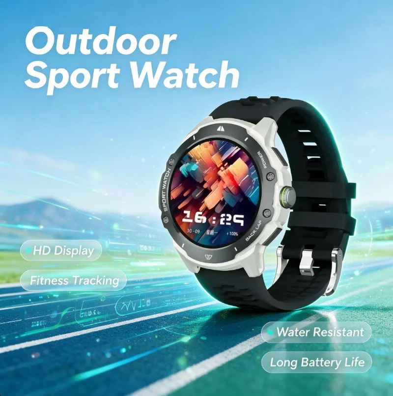4G Full Netcom Smart Watch Curved Eye-Care Screen Large Storage Message Reminder Outdoor Sports Wristwatch