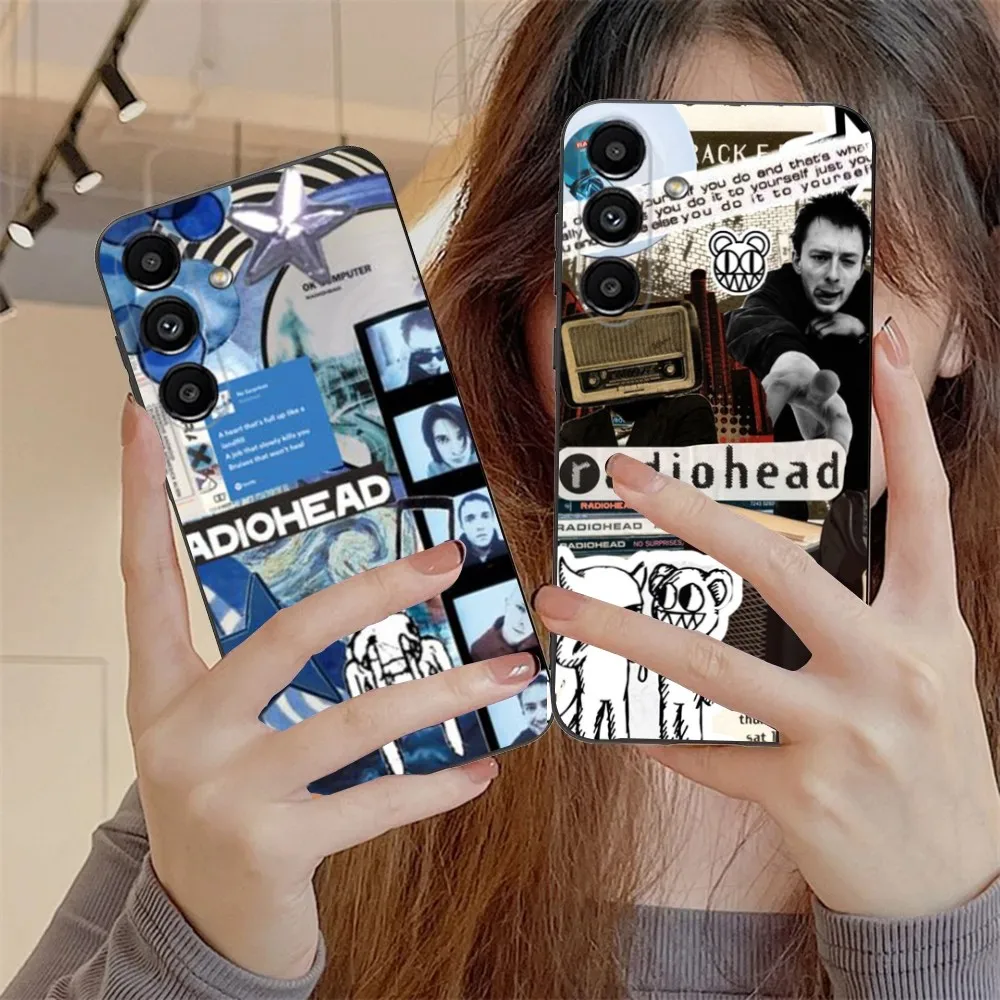 

Rock Band R-Radiohead Phone Case For Samsung S24,S21,S22,S23,S30,Ultra,S20,Plus,Fe,Lite,Note,10,9,5G Black Soft Cover