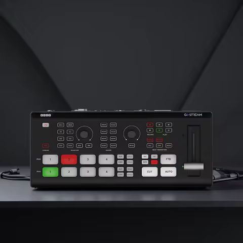 OSEE GoStream Deck 4ch HDMI Input Live Streaming Video Mixer Switcher with NDI Updatable Recording and Playback