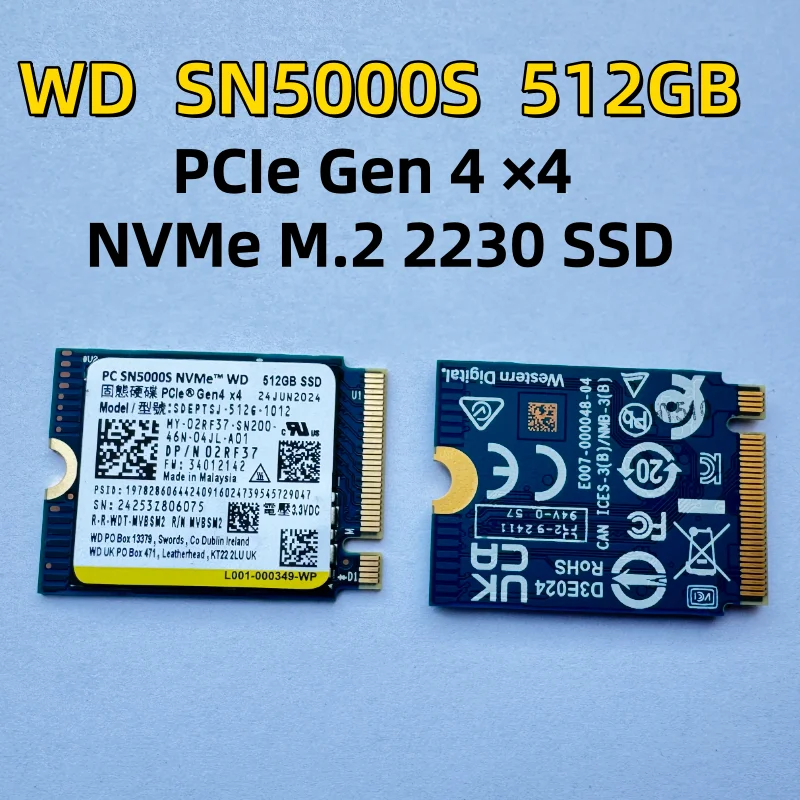Crucial MICRON M.2 2230 SSD 2450/2550 256GB PCIe Gen 4.0 × 4 NVMe