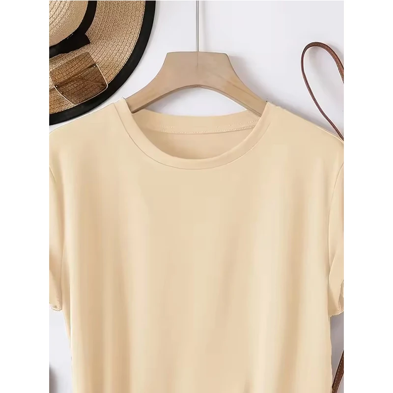 T-Shirt manches courtes col rond femme, vêtement humoristique et fantaisiste, avec motif graphique de chat et de café imprimé, y2k