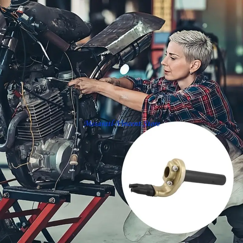 A70F Rutschfeste Motorrad-Griffe, Motorrad-Gasgriffe, Upgrades für Fahrräder – Detail 3