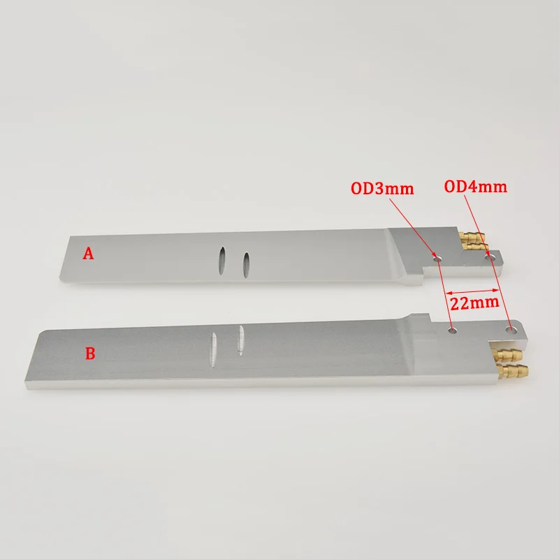 Good Quality CNC Aluminum Rudder Vane Dual Water Pickup Rudder Sheet Depth 180mm for RC Boat