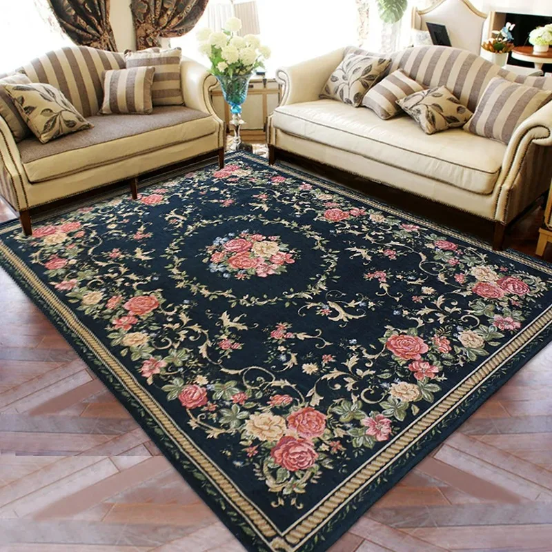 Mediterranean Style Rugs And Carpets For Home Bedroom Modern Living Room Area Rug Coffee Table Floor Mat/Carpet Decor