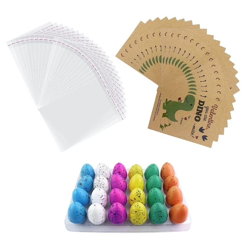 

24pack Hatching Dinosaur Eggs Toy Water Grow Dinosaur Eggs Breeding Easter Toy