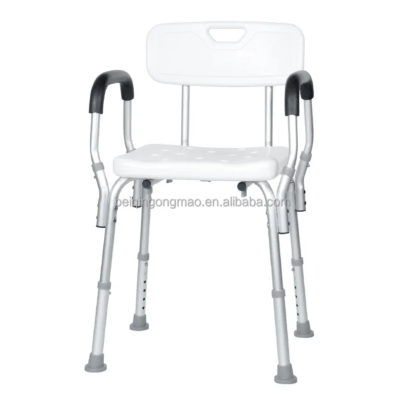 

Non-slip Aluminum Height Adjustable Wholesale Bath Stool Shower Chair For Disabled