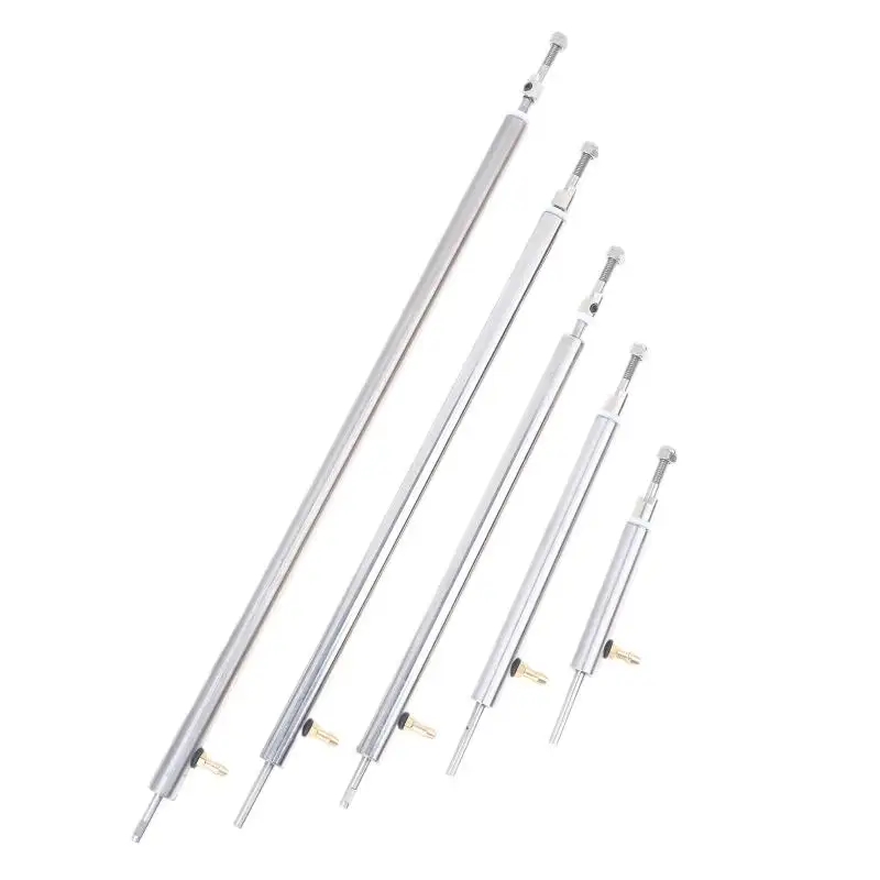 Wysokiej jakości rura ze stali nierdzewnej L10/15/20/25/30cm do elektrycznych łodzi wyścigowych RC, zawiera dyszę smarowniczą 4mm