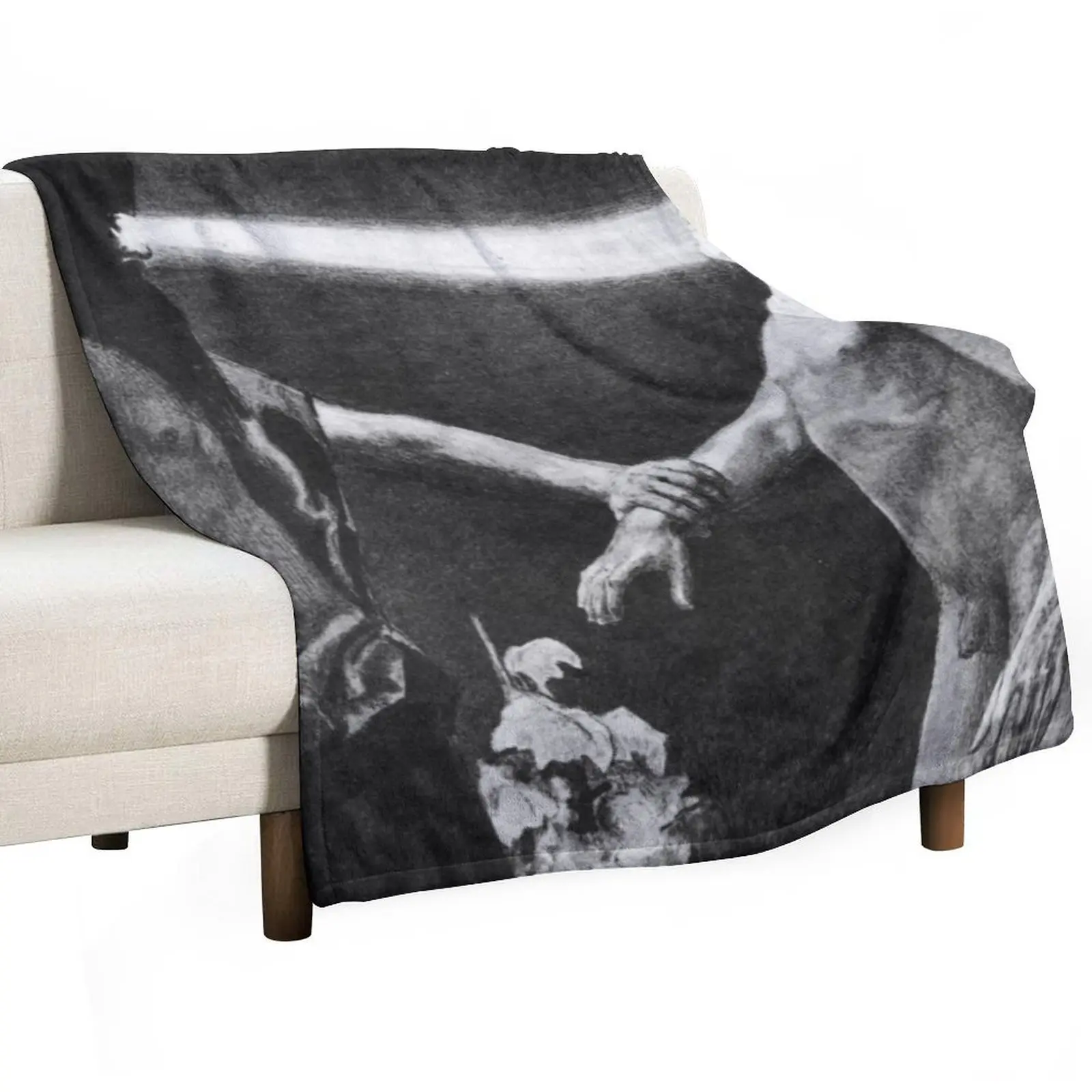 HD- Hypnosis,by Sascha Schneider (1904) HIGH DEFINITION Throw Blanket Hair Soft Beds Blankets