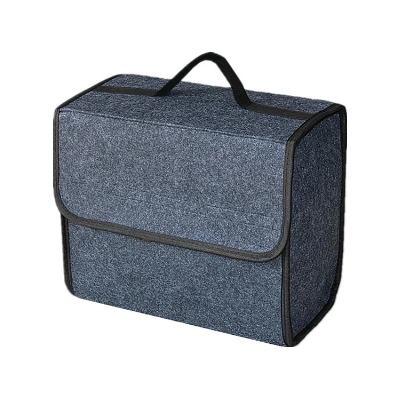 Holder Box Seat Back Tool Bag Folding Auto Rear Storage Pouch Soft Felt Car Organizer Stylish Trunk Storage Bags