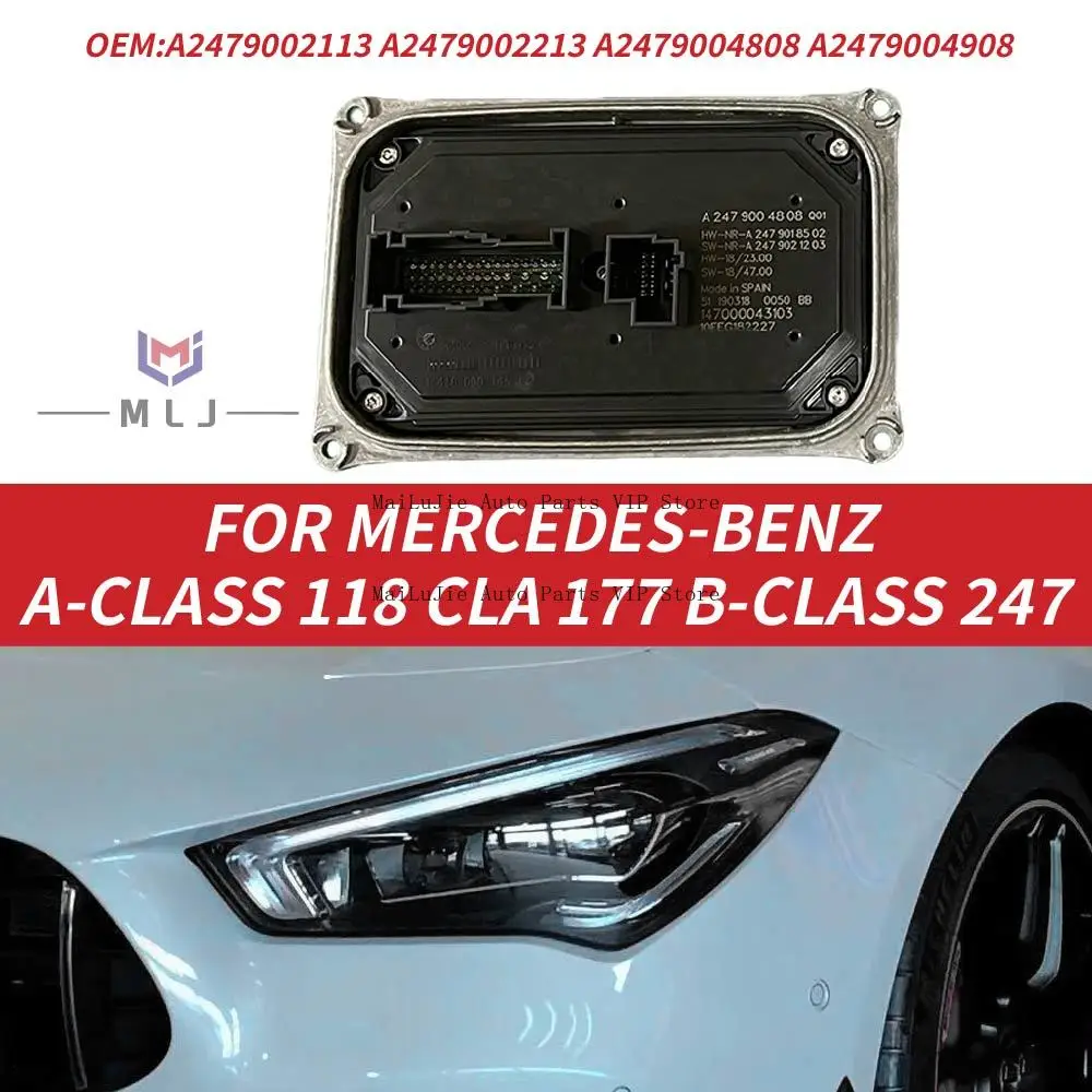 

A2479002113 A2479002213 A2479004808 A2479004908 Модуль управления фарами и DRL для Mercedes-Benz A-Class 118 CLA 117 W247