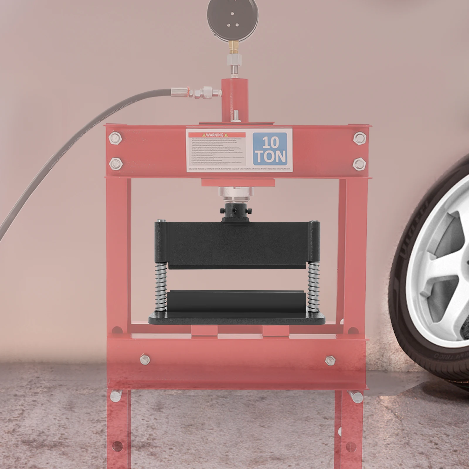 12" Press Brake Attachment for 12/20 Ton Hydraulic Shop Presses| 12" Max Bend| 0-90 Degree Adjustable| Blue, Black, Red