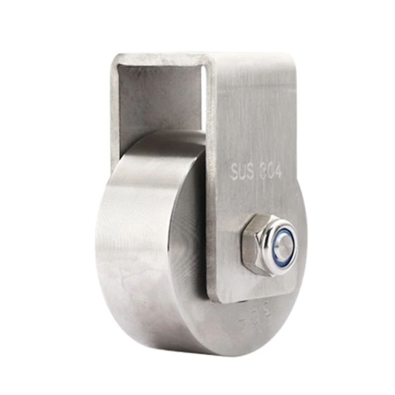 Puleggia con cuscinetto Binario guida della porta Puleggia armadio Carrello Rullo Push-pull Ruota portante Massimizza