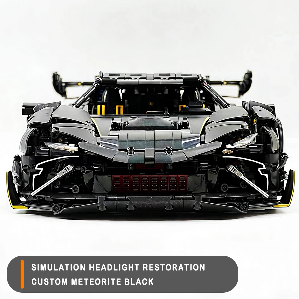 1:8 스케일 FAl 스포츠카 모델 블록 MOC 3729PCS 하이테크 대형 자동차 브릭 조립 세트 장난감 크리스마스 선물 어린이용