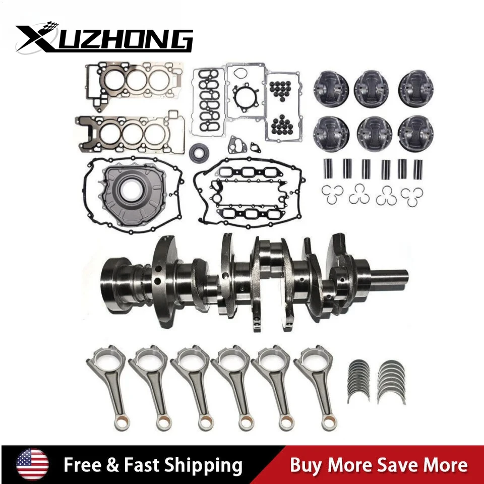 

Комплект для капитального ремонта двигателя 3.0L AJ126 V6 с коленчатым валом и шатунами для Jaguar Land Rover