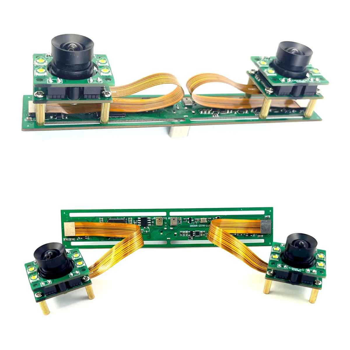 Dual Lens USB2.0 Synchronous Binocular Camera Module 3D Stereo UVC Board Webcam for Gaming And Streaming