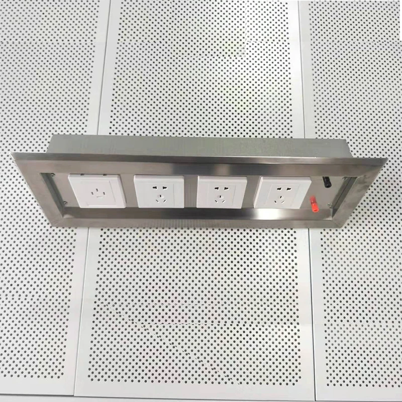 Surgical room stainless steel embedded power socket box, medical power socket box, surgical room power