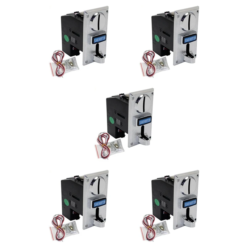 5X Durable Programable Multi Coin Acceptor Electronic Roll Down Coin Acceptor Selector Mechanism Side Coin Selector