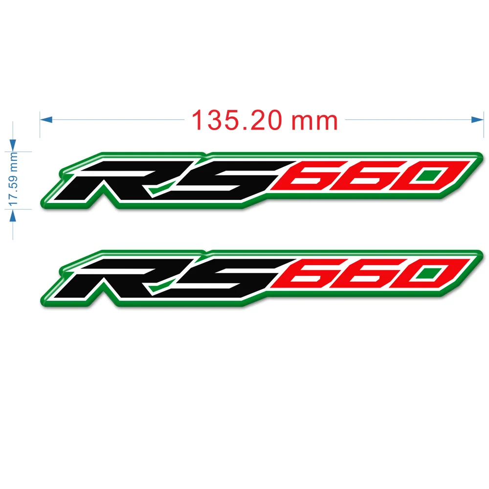 Stiker Sepeda Motor Decal Kit Minyak Bahan Bakar Gas Bantalan Tangki Tulang Ikan Lutut Pelindung TankPad untuk Aprilia RS660 RS 660