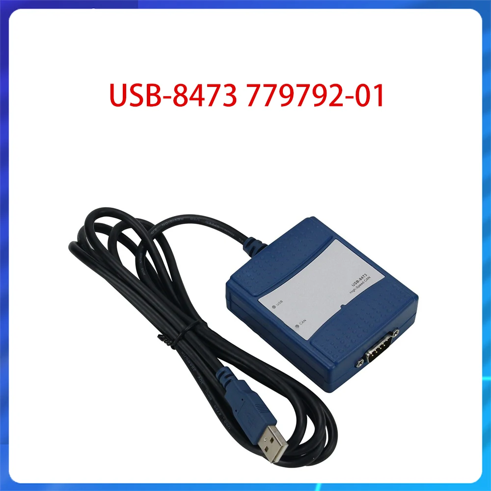 

NEW Original USB-8473 779792-01 High Speed Single Port CAN Card High Speed CAN USB Interface 194210C-02 194210D-02L 250mA