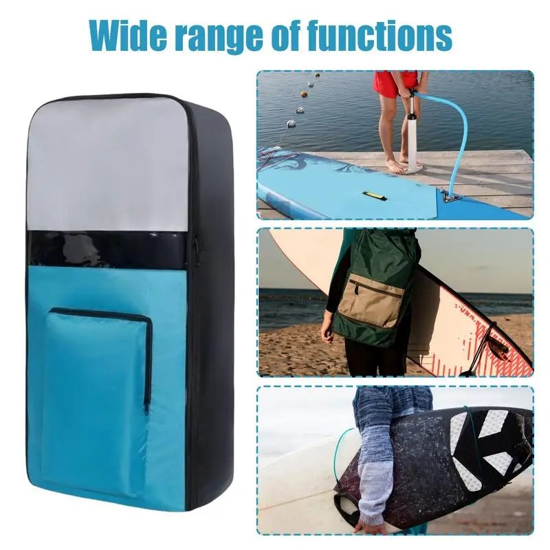 

42x25x92cm Inflatable Pulley Paddle Board Backpack Large Capacity Storage Bag Portable Surfboard Backpack Carrying Bag