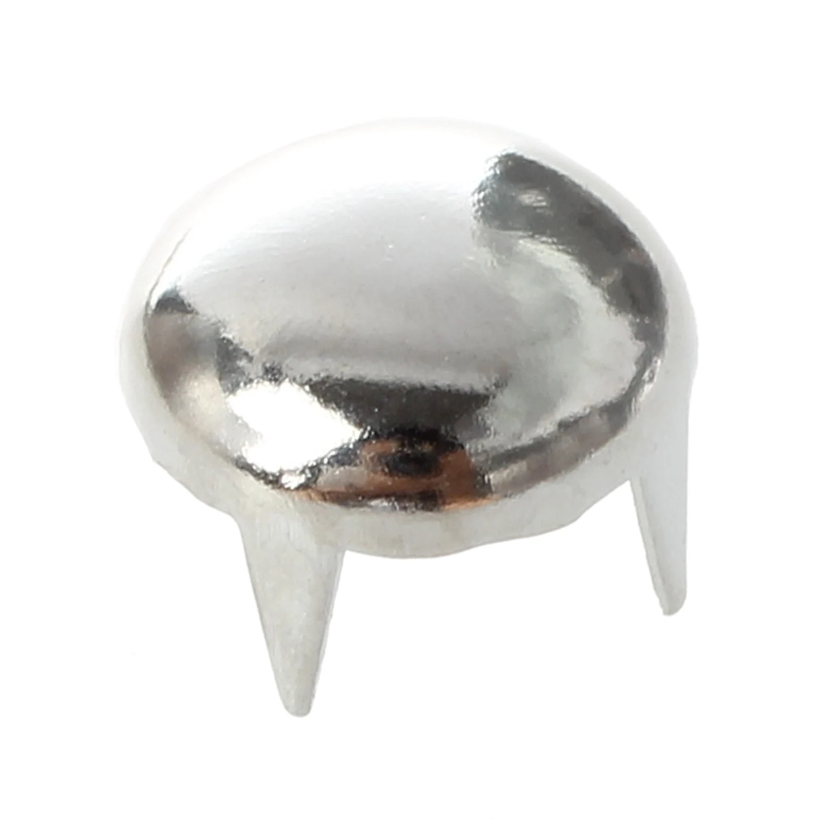 ABUF-400X 銅 8 ミリメートルシルバーラウンドコーンリベットリベットパンク装飾リベットリベットシルバー