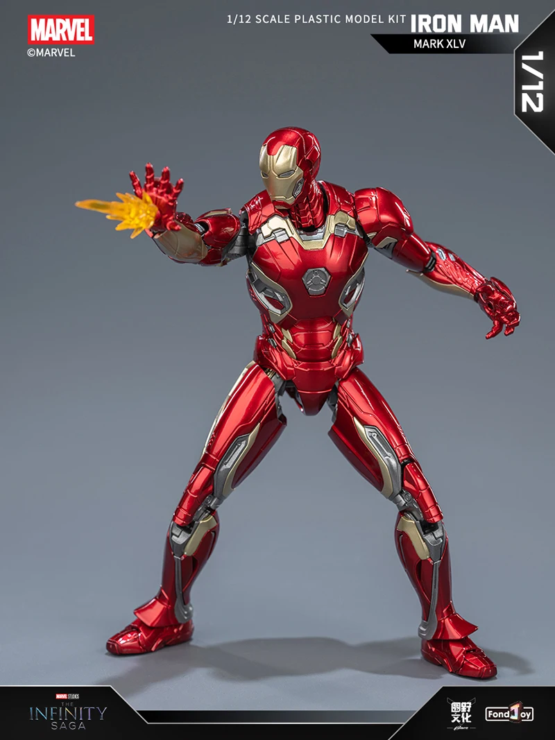 Fondjoy Iron Man MK45 Model Kit Infinity Saga Ironman MARK XLV Assembly Toy ABS Material Joint Movable Children's Birthday Gifts