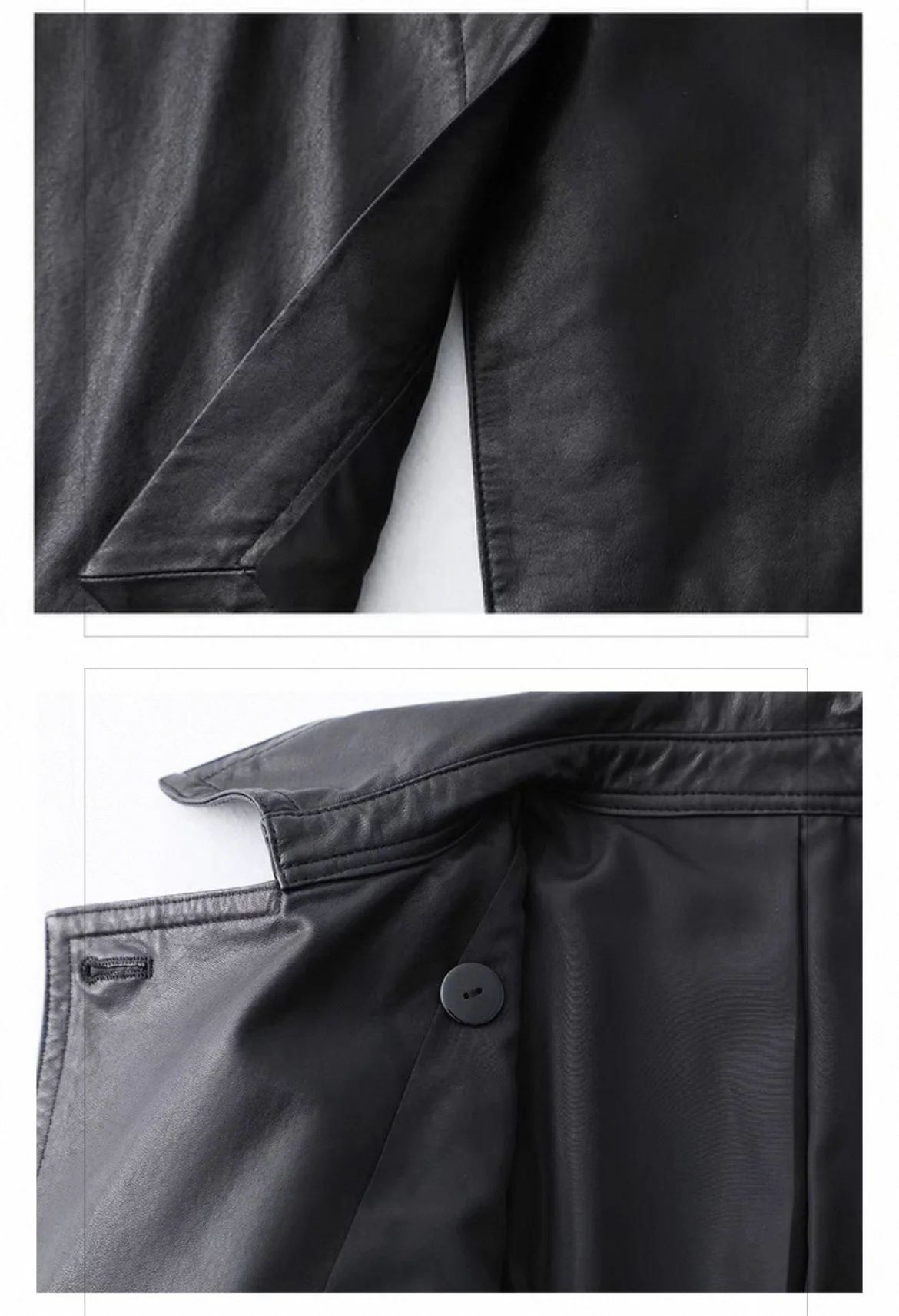 Giacca a vento classica versatile in pelle da donna 2025 Inverno 100% pelle di pecora Trench medio lungo con cintura Sobretudo Feminino