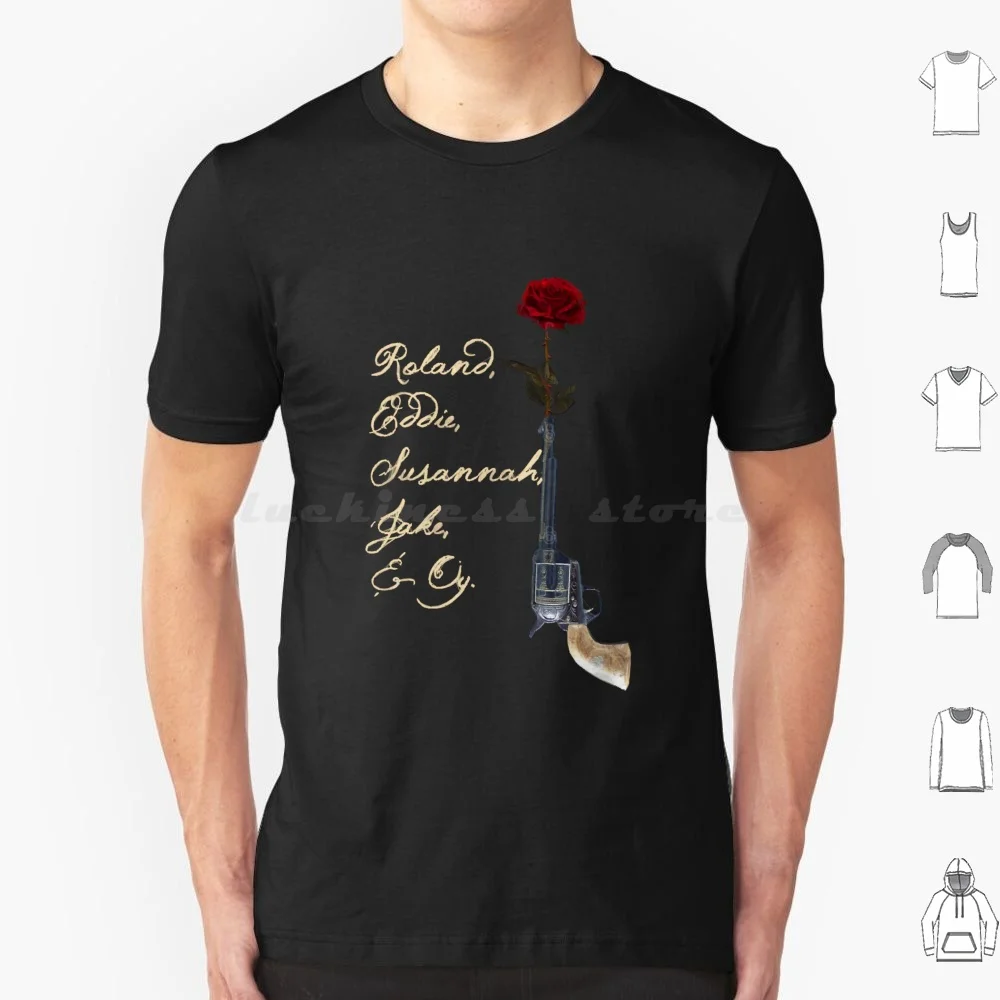 Gunslingers ( Dark Colors ) T Shirt 6xl Cotton Cool Tee The Dark Tower Tower Roland Gunslinger Dark Dark Tower Horror King Ka