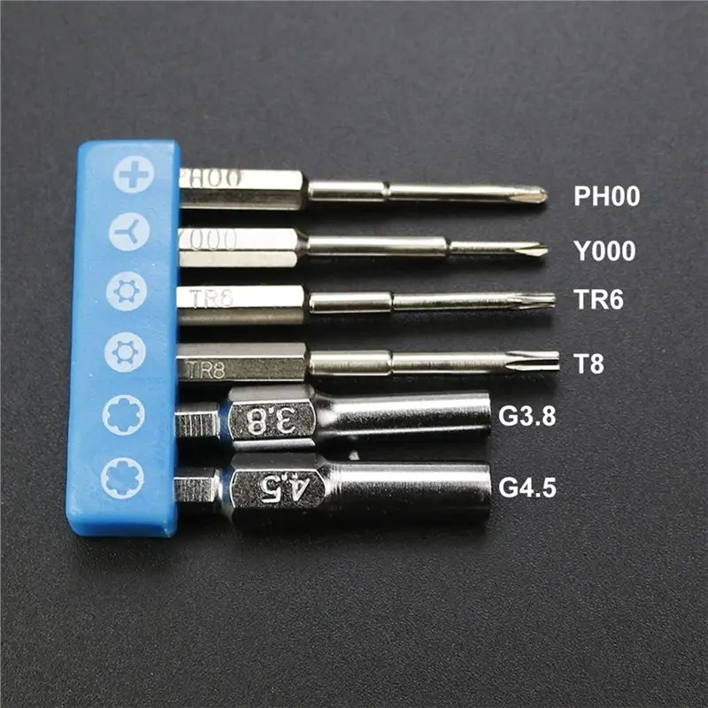 Y43A Game Console Repair Parts Screwdriver Set for Switch for GBA SP New 3DS XL PSP NGC, Disassembly Tool Kit, Orange