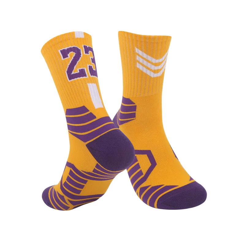 Sweat-absorbing Non-slip Wear-resistant Stockings Professional Basketball Socks Football Socks Men Sports Leisure Training Socks