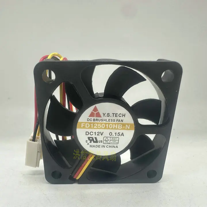 

Y.S TECH FD125010HB-N 50x50x10mm 3-проводной охлаждающий вентилятор постоянного тока 12 В 0,15 А 50 мм для радиатора процессора компьютера — низкопрофильное, тихая работа