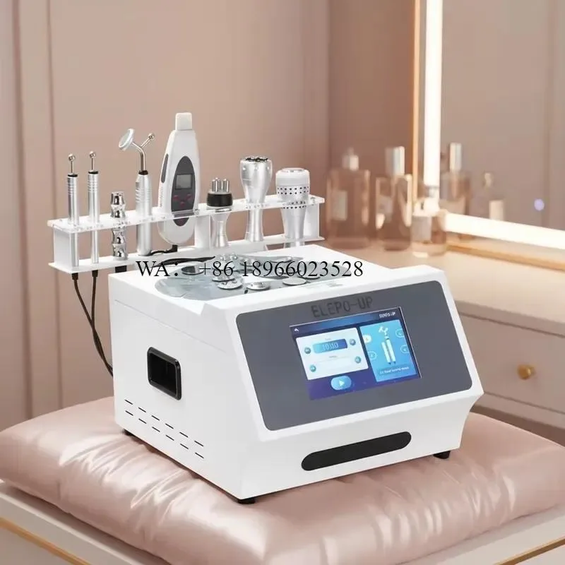 WMWMNU 7 in 1 High Pressure Nano Portable Oxygen Facial Injector Compressor Moisturize for Care Beauty Device