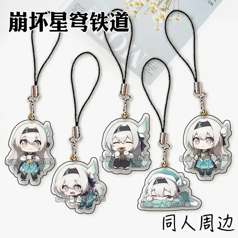 

Anime Honkai: Star Rail Firefly Game Cosplay Acrylic Backpack Bag Keychain Cell Phone Pendant Cartoon Birthday Present Toy