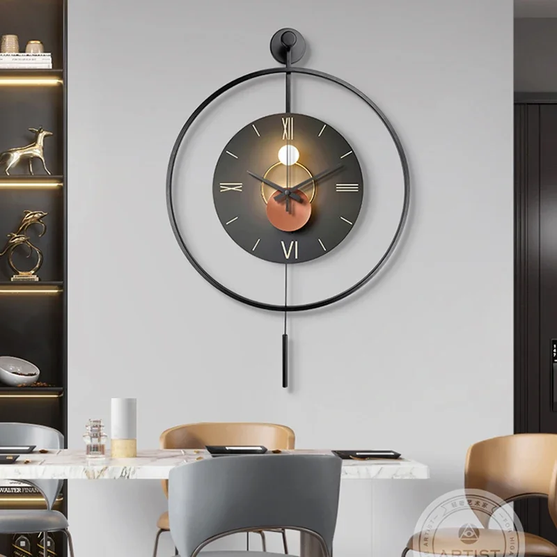 

Creative Wall Clocks Design Aesthetic Luxury Art Mural Wall Watch Nordic Modern Minimalist Horloge Murale Living Room Decoration