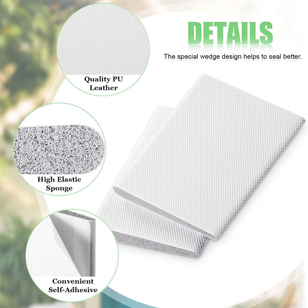 

14pcs Sealing Strips Self Adhesive Weather Strip For Door Frame Gap Seal Windproof Waterproof Dustproof Exterior Door Bottom