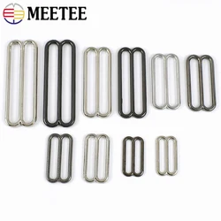 10/20Pcs 20-50mm Metalowe klamry Tri-Glide Pierścienie suwakowe do toreb Pasek biustonosza Regulowane zapięcie Taśma Hak do paska DIY Akcesoria do szycia