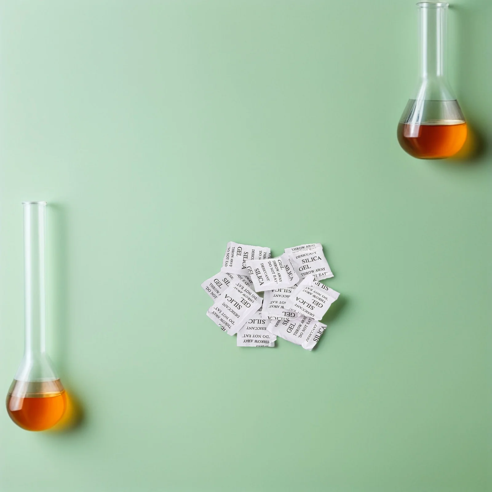 

100Pcs Absorbent Desiccant Bags Silica Gel Humidity Control Packets for Jewelry Wardrobe Drawer Closet Moisture Prevention