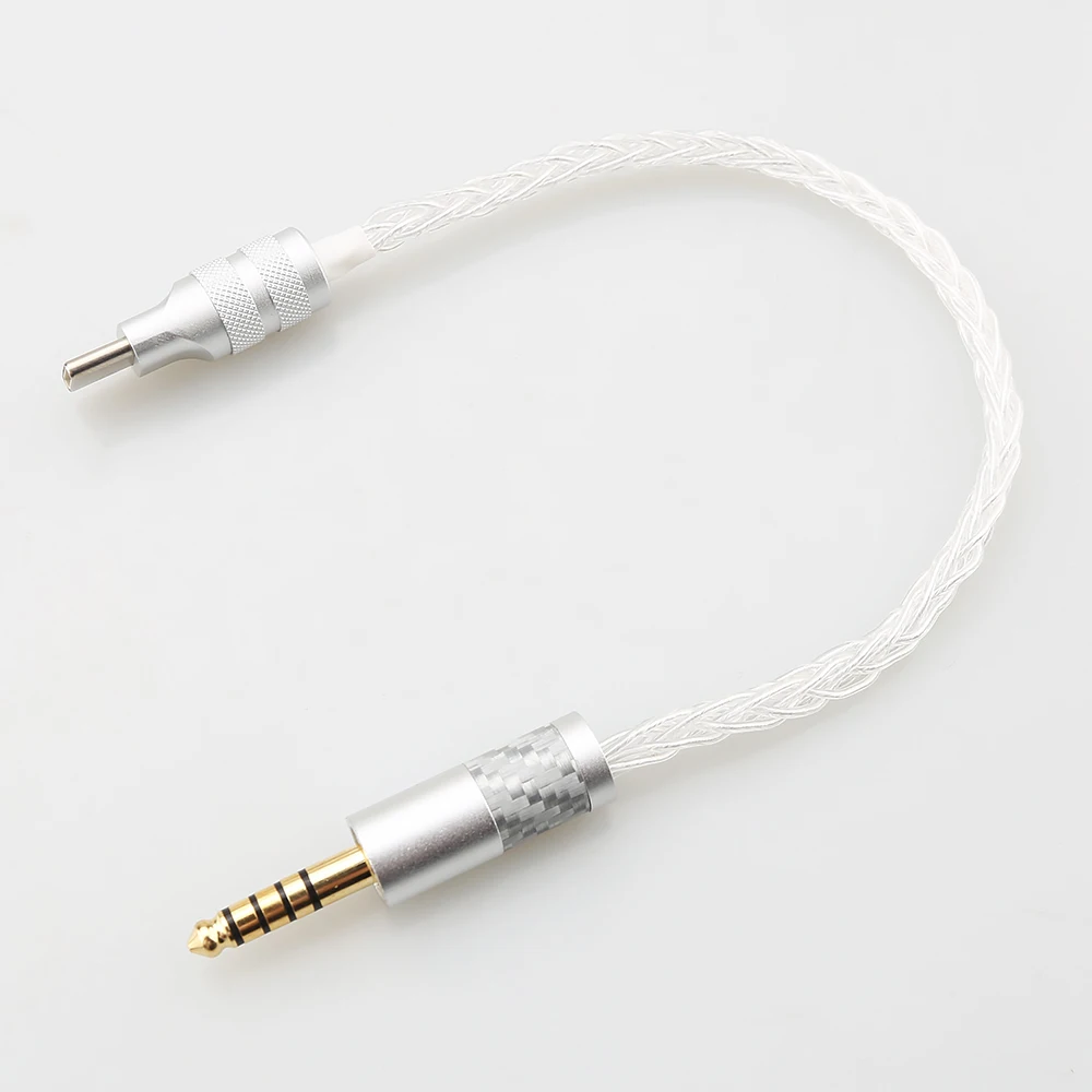 HiFi Type-C to 2.5 3.5 4.4mm Headphone Upgrade Cable 16 Core Silver Plated Upgrade Cable Audiocrast for Bowers PX8 PX7 S2 Pi7