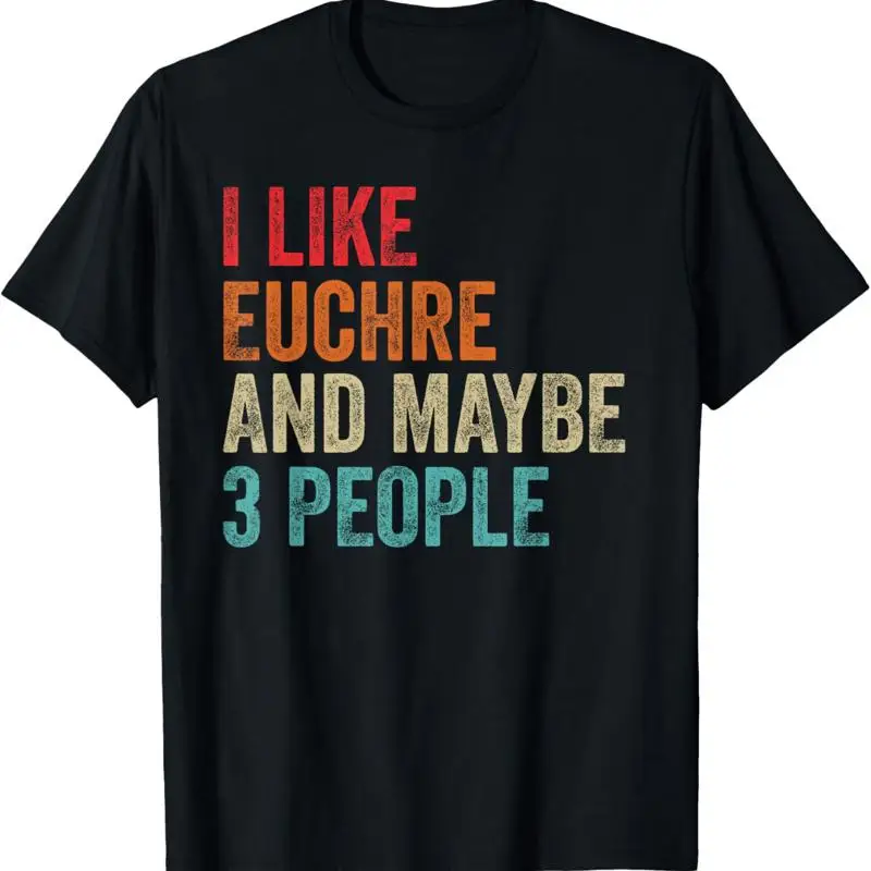 تي شيرت I Like Euchre Maybe 3 People Card Game Gamer Player