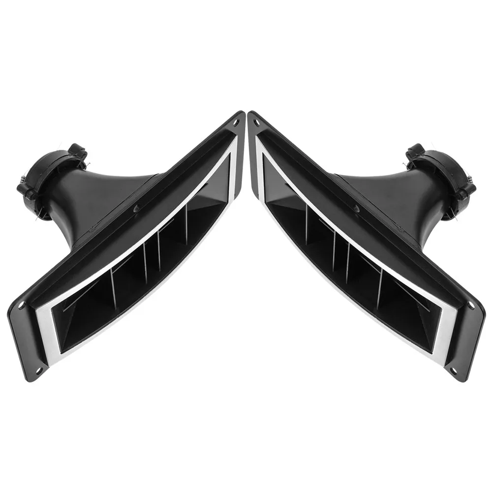 

2pcs Lighted Plastic Black 198x82mm Stereo Speaker Tweeter Speaker Tweeter PA System Stage Audio Equipment LED