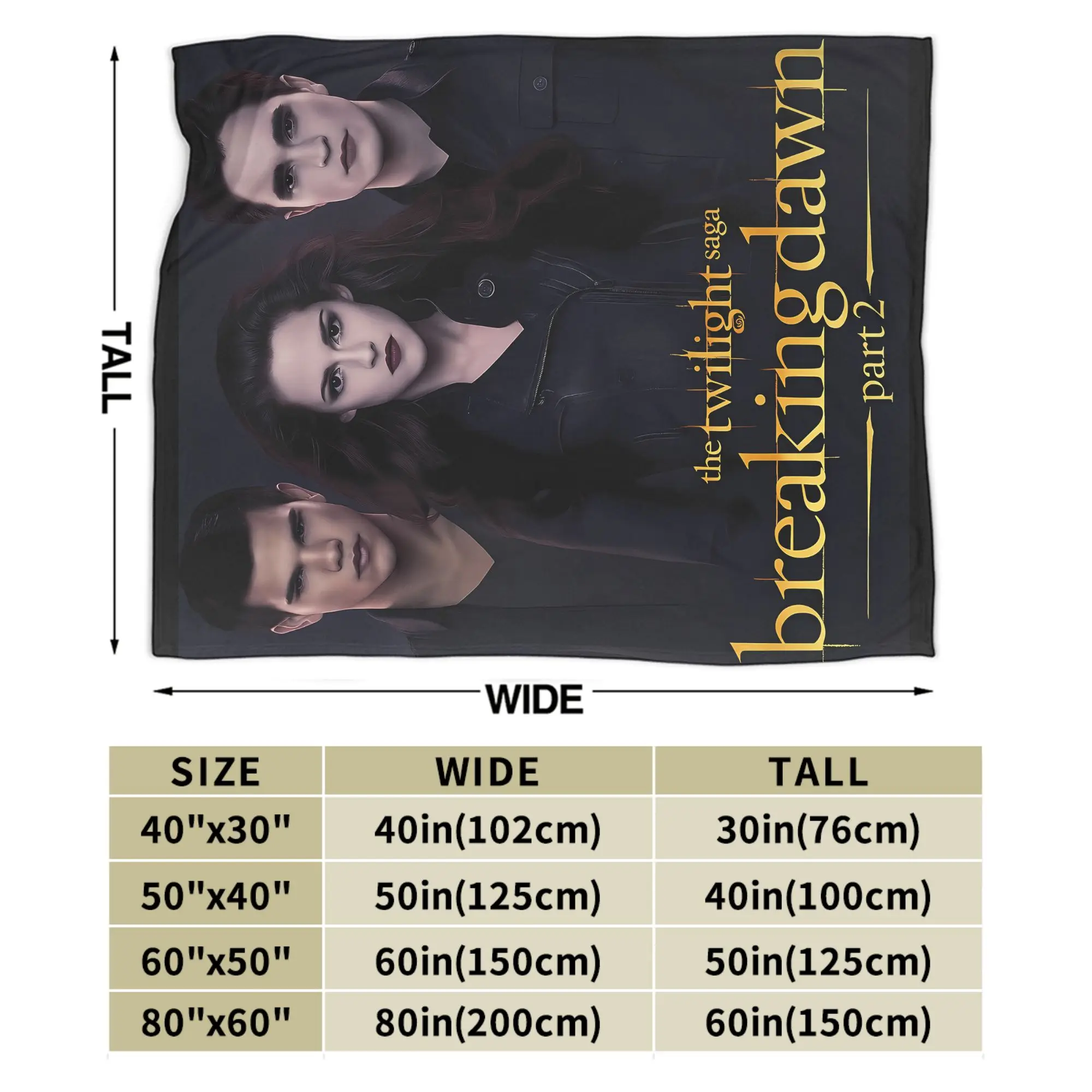 جاكوب ذا توايلايت ساغا بطانية جودة سوبر دافئة رمي بطانية الربيع الاطفال الأريكة السرير الشارع الاتجاه المفرش