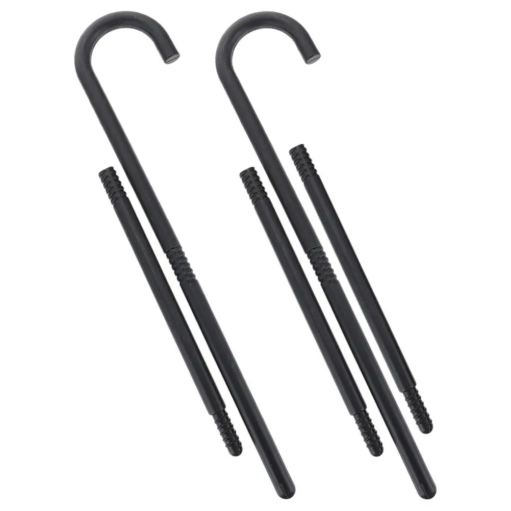 

2Pcs Magician Full Black Witch Wands Party Props Wands Plastic Halloween Decorations Performance Wand Role Playing