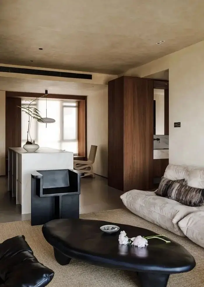 Sanhai النمط الياباني التصميم الداخلي خطة أرضية خشبية ثلاثية الأبعاد تقديم بناء المنزل رسم فيلا خدمة عبر الإنترنت منزل مريح